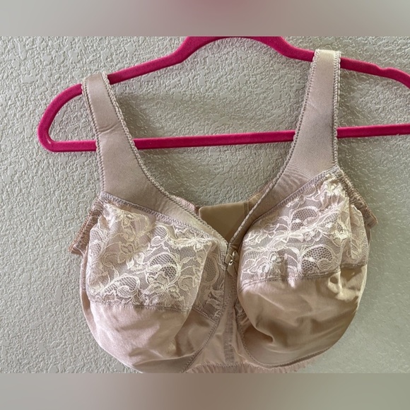 Glamorise Blush Nude MagicLift Original Support Full Coverage Wireless Bra 38G - Picture 2 of 9